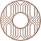 Ekena Millwork Empire Wood Fretwork Pierced Ceiling Medallion, Wood (Paint Grade), 40"OD x 14 5/8"ID x 3/8"T CMWP40X40X0375EPMF - alternate 4